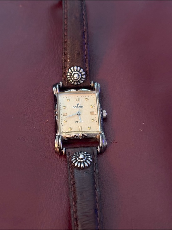 Pueblo Bird Santa Fe Women\'s Brown Leather Concho Watch main image 6
